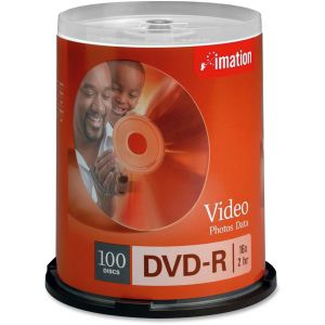 Imation DVD Recordable Media - DVD-R - 16x - 4.70 GB - 100 Pack Spindle