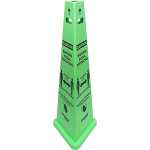 Impact TriVu Social Distancing 3 Sided Safety Cone