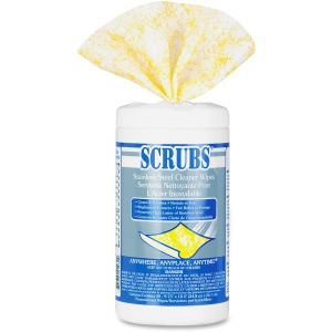 SCRUBS Stainless Steel Cleaner Wipes