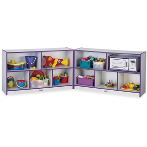 Jonti-Craft Rainbow Accents Fold-n-Lock Storage Shelf