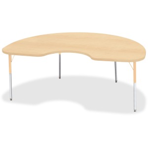 Jonti-Craft Berries Adult Height Maple Top/Edge Kidney Table