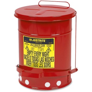 Justrite Just Rite 6 Gallon Oily Waste Can