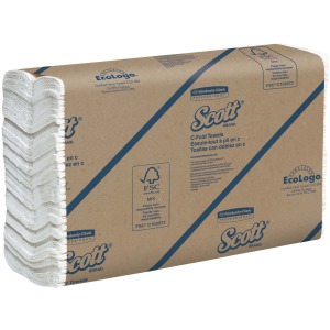 Scott Essential C Fold Paper Towels with Fast-Drying Absorbency Pockets