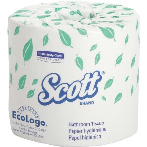 Scott Professional Standard Roll Toilet Paper with Elevated Design