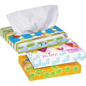 Kleenex Professional Facial Tissue in Flat Tissue Boxes