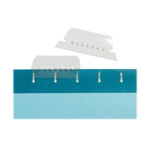 Kleer-Fax 1/5 Cut Clear Plastic Hanging Fldr Tabs