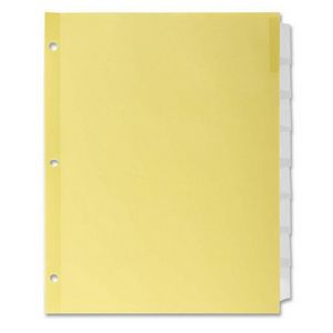 Kleer-Fax 3-Hole Punched Insertable Index Dividers