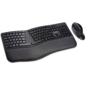 Kensington Pro Fit Ergo Wireless Keyboard and Mouse-Black