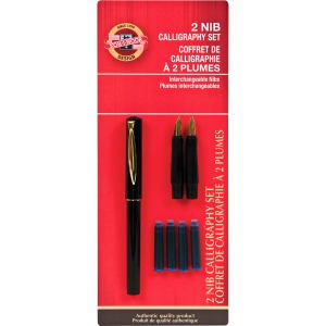 Koh-I-Noor 3-Nib Calligraphy Set