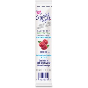 Crystal Light On-The-Go Raspberry Green Tea Mix Sticks