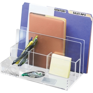 Kantek Acrylic File Sorter Desk Organizer