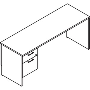 Lacasse Concept 300 Left Pedestal Credenza