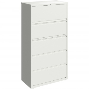 Lorell Fortress Series Lateral File w/Roll-out Posting Shelf