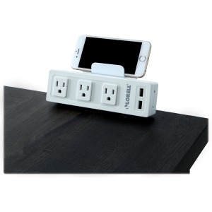 Lorell Desktop AC Power Center with USB Charger