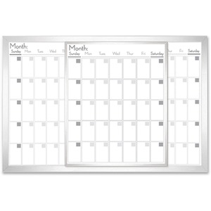 Lorell Magnetic Dry-Erase Calendar Board