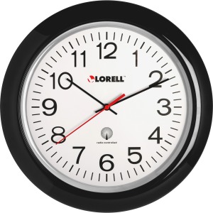 Lorell 13-1/4" Radio-Controlled Wall Clock