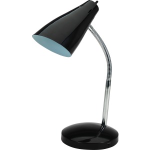 Lorell USB 10-watt LED All-metal Desk Lamp