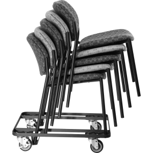 Lorell Stacking Dolly for 4-Leg Stack Chairs