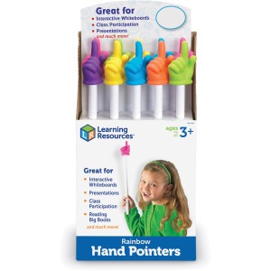 Learning Resources 15" Rainbow Hand Pointers 1-pc Set