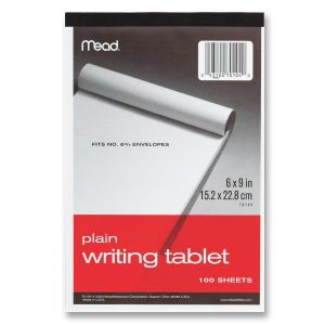 Mead Plain Writing Tablet