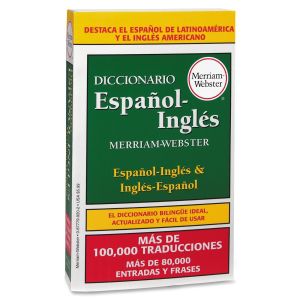 Merriam-Webster Spanish-English Dictionary Dictionary Printed Book - English, Spanish