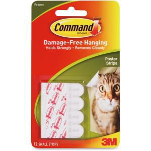 Command Removable Adhesive Poster Strips