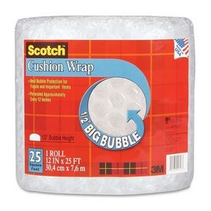 Scotch 1/2" Bubble Cushion Wrap