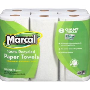 Marcal 100% Recycled, Giant Roll Paper Towels