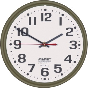 SKILCRAFT Slimline Wall Clock