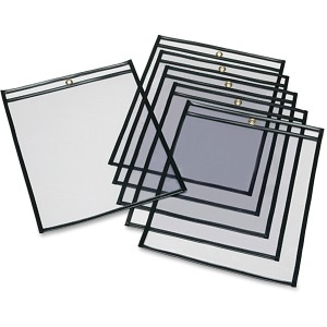 SKILCRAFT Transparent Poly Sheet Protectors