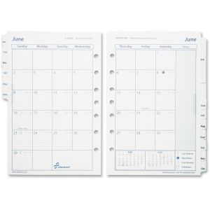 SKILCRAFT DayMax System Monthly Calendar Refill