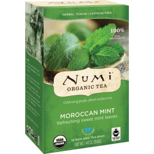 Numi Organic Morroccan Mint Herbal Tea Bag