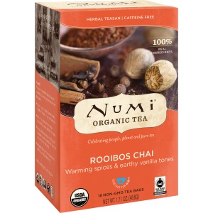 Numi Organic Rooibos Chai Black Tea Bag