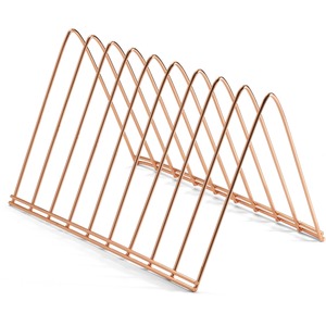 Officemate Triangle Wire Sorter, Rose Gold