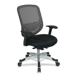 Office Star Duragrid Back/Padded Mesh Seat Chair