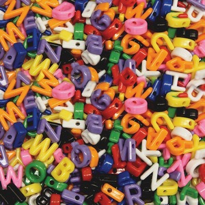 Creativity Street Upper Case Letter Beads