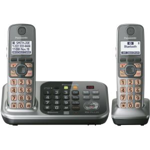 Panasonic DECT 6.0 1.90 GHz Cordless Phone - Silver