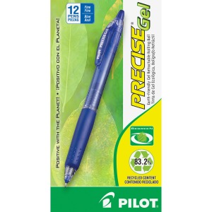 Pilot Precise Gel Fine Retractable BeGreen Pens