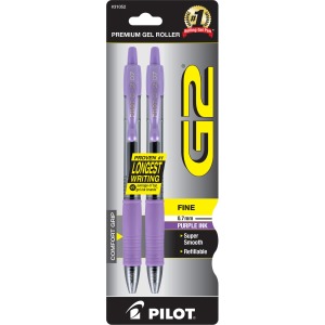 Pilot G2 Retractable Gel Ink Rollerball Pens