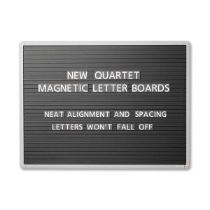 Quartet® Magnetic Letter Board Sign, 24" x 18", Horizontal Ridges, Easy Mounting