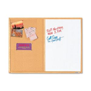 Quartet Standard Combination Whiteboard/Cork Bulletin Board