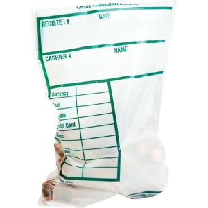 Quality Park Cash Transmittal Bags with Redi-Strip