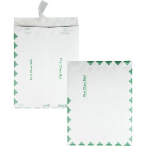 Quality Park 10 x 13 DuPont Tyvek First Class Border Catalog Mailer with Self-Sealing Closure