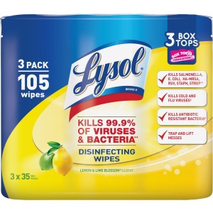 Lysol Disinfecting Wipes 3-pack