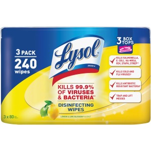 Lysol Lemon/Lime Disinfecting Wipes