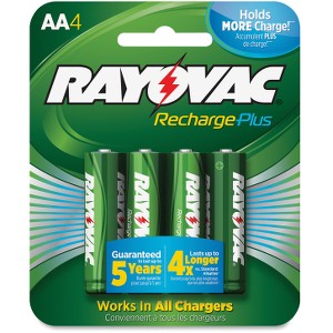 Rayovac Recharge Plus AA Batteries