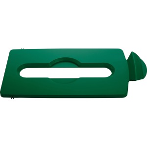 Rubbermaid Commercial Slim Jim Lid Green Paper Slot