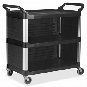 Rubbermaid Commercial Enclosed End Panels Utility Cart