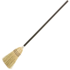 Rubbermaid Commercial Wood Handle Lobby Corn Broom