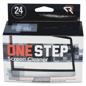 Read Right One Step CRT Screen Cleaning Wipes
